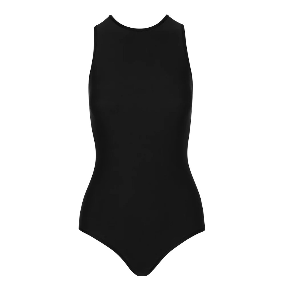 Black Women's One Piece Swimsuit